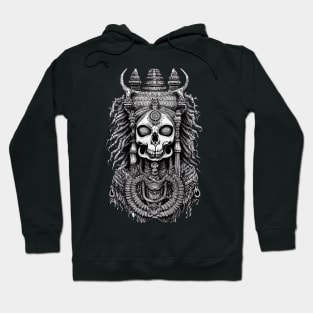 Ancient Mystic God of Death Tattoo Design Hoodie